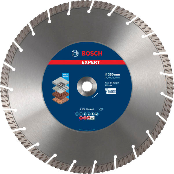 EXPERT MultiMaterial Trennscheiben, 350 x 20/25,40 x 3,3 x 15 mm