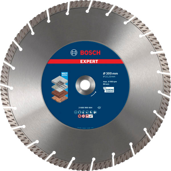 EXPERT MultiMaterial Diamanttrennscheiben, 300 x 22,23 x 2,8 x 15 mm