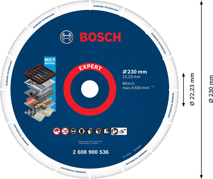 EXPERT Diamond Metal Wheel Trennscheibe, 230 x 22,23 mm
