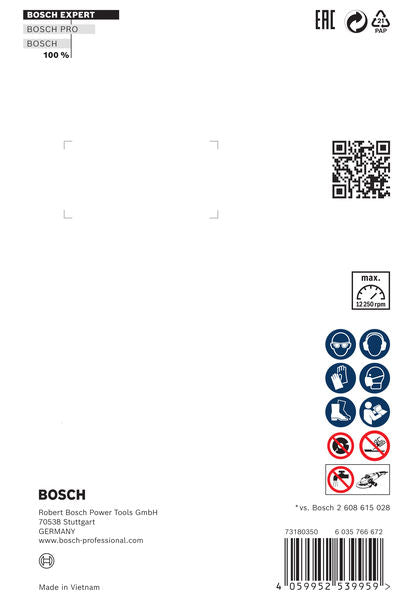 EXPERT MultiMaterial Diamanttrennscheiben, 125 x 22,23 x 2,2 x 12 mm