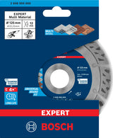 EXPERT MultiMaterial Diamanttrennscheiben, 125 x 22,23 x 2,2 x 12 mm