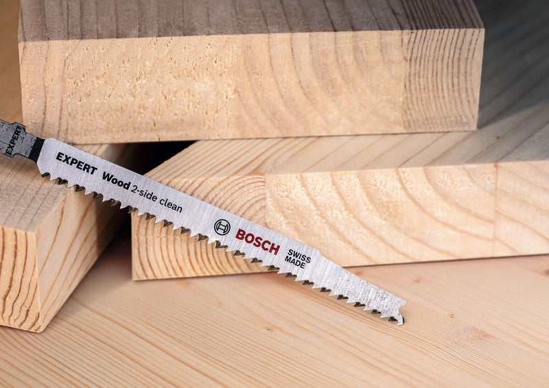 EXPERT Wood 2-side clean T308B Stichsägeblatt, 2 Stück