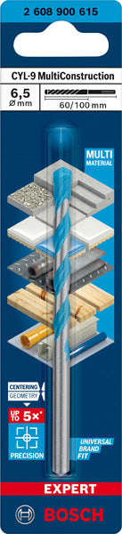 EXPERT CYL-9 MultiConstruction Bohrer, 6,5 x 60 x 100 mm