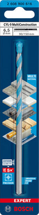 EXPERT CYL-9 MultiConstruction Bohrer, 6,5 x 90 x 150 mm