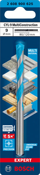 EXPERT CYL-9 MultiConstruction Bohrer, 9 x 80 x 120 mm