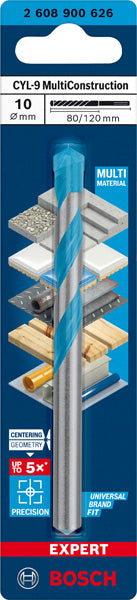 EXPERT CYL-9 MultiConstruction Bohrer, 10 x 80 x 120 mm