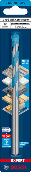 EXPERT CYL-9 MultiConstruction Bohrer, 10 x 90 x 150 mm
