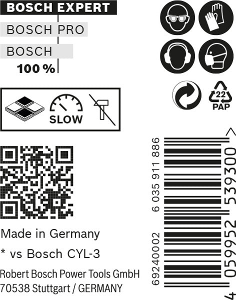 EXPERT CYL-9 MultiConstruction Bohrer 4 x 40 x 75 mm, 10?teilig