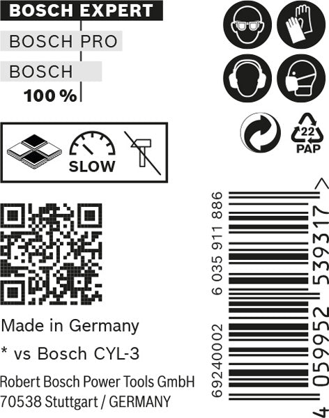 EXPERT CYL-9 MultiConstruction Bohrer 5 x 50 x 85 mm, 10?teilig