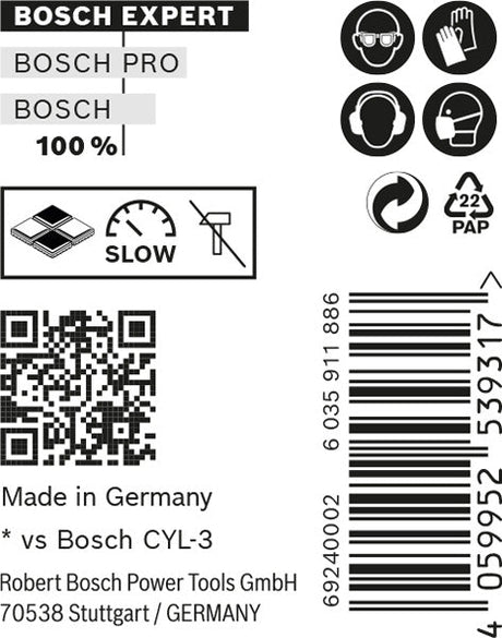 EXPERT CYL-9 MultiConstruction Bohrer 5 x 50 x 85 mm, 10?teilig