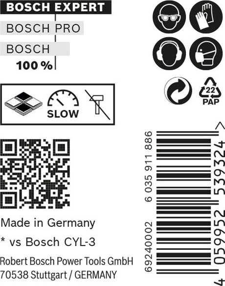 EXPERT CYL-9 MultiConstruction Bohrer 5,5 x 50 x 85 mm, 10?teilig