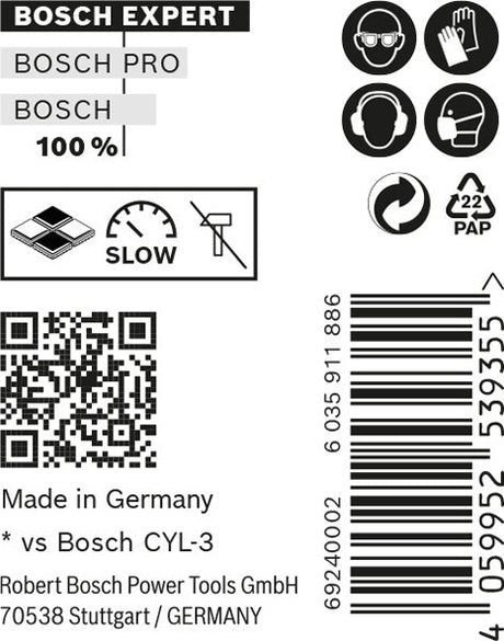 EXPERT CYL-9 MultiConstruction Bohrer 7 x 60 x 100 mm, 10?teilig