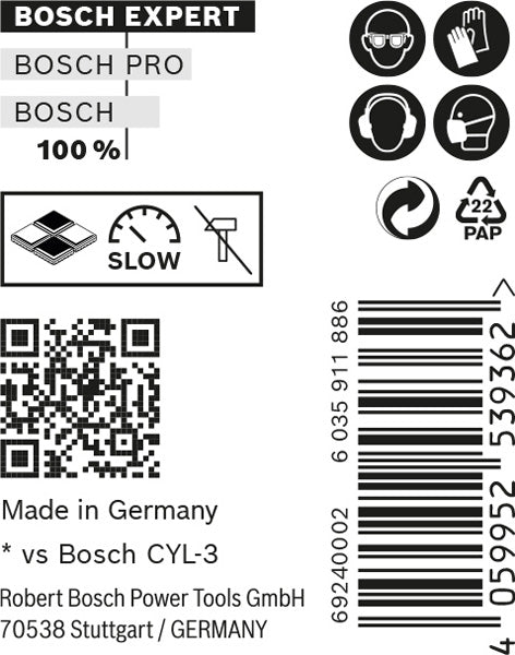EXPERT CYL-9 MultiConstruction Bohrer 8 x 80 x 120 mm, 10?teilig
