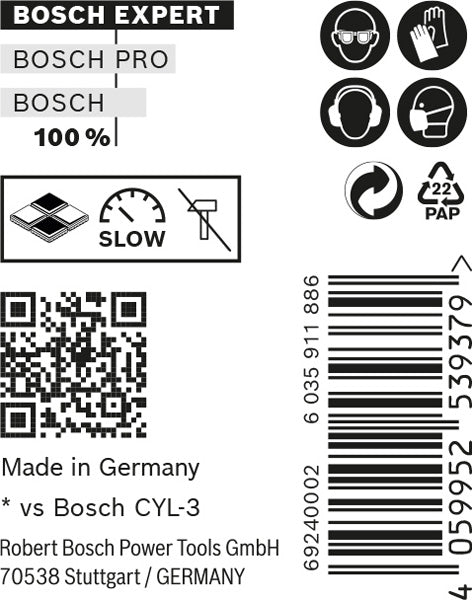 EXPERT CYL-9 MultiConstruction Bohrer 10 x 80 x 120 mm, 8?teilig