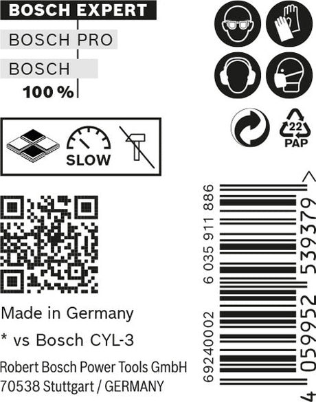 EXPERT CYL-9 MultiConstruction Bohrer 10 x 80 x 120 mm, 8?teilig