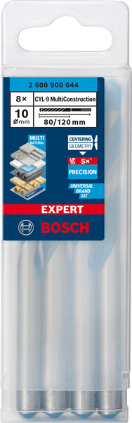 EXPERT CYL-9 MultiConstruction Bohrer 10 x 80 x 120 mm, 8?teilig
