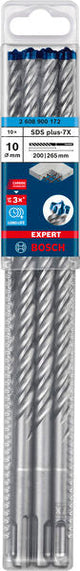 EXPERT SDS plus-7X Hammerbohrer, 10 x 200 x 265 mm, 10er-Pack