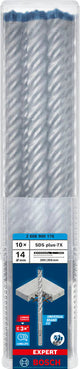 EXPERT SDS plus-7X Hammerbohrer, 14 x 200 x 265 mm, 10er-Pack