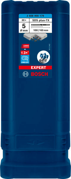 EXPERT SDS plus-7X Hammerbohrer, 5 x 100 x 165 mm, 30-tlg