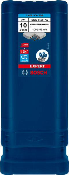 EXPERT SDS plus-7X Hammerbohrer, 10 x 100 x 165 mm, 30-tlg