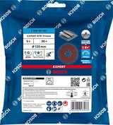 EXPERT R781 Prisma Ceramic Fiberscheibe, X-LOCK, 125 mm, 22,23 mm, K 36, 5-tlg.