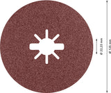 EXPERT R781 Prisma Ceramic Fiberscheibe, X-LOCK, 125 mm, 22,23 mm, K 80, 5-tlg.