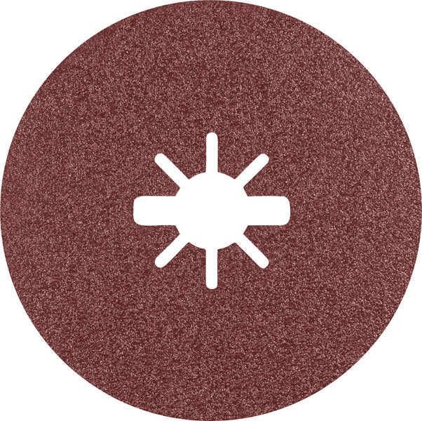 EXPERT R781 Prisma Ceramic X-LOCK Fiberscheibe, 125 mm, 22,23 mm, K 80, 25 Stk.