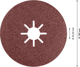 EXPERT R781 Prisma Ceramic Fiberscheibe, 180 mm, 22,23 mm, K 80, 25 Stk.