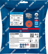 EXPERT R782 Prisma Ceramic Fiberscheibe, X-LOCK, 115 mm, 22,23 mm, K 60, 5-tlg.
