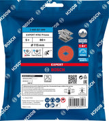 EXPERT R782 Prisma Ceramic Fiberscheibe, X-LOCK, 115 mm, 22,23 mm, K 80, 5-tlg.