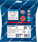 EXPERT R782 Prisma Ceramic Fiberscheibe, X-LOCK, 125 mm, 22,23 mm, K 60, 5-tlg.