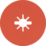 EXPERT R782 Prisma Ceramic Fiberscheibe, X-LOCK, 125 mm, 22,23 mm, K 120, 5-tlg.