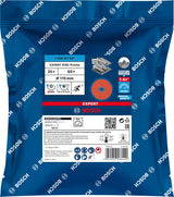 EXPERT R782 Prisma Ceramic X-LOCK Fiberscheibe, 115 mm, 22,23 mm, K 60, 25 Stk.