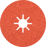 EXPERT R782 Prisma Ceramic Fiberscheibe, 180 mm, 22,23 mm, K 36, 25 Stk.