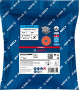 EXPERT R782 Prisma Ceramic Fiberscheibe, 180 mm, 22,23 mm, K 60, 25 Stk.