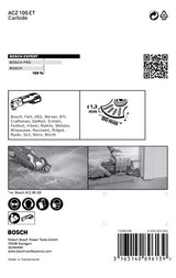 EXPERT MultiMaterial Segment Blade ACZ 105 ET, 1 Stück