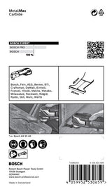 EXPERT MetalMax AIZ 20 AIT Blatt für Multifunktionswerkz., 40 x 20 mm, 5 Stück