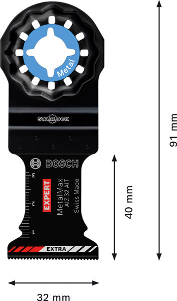 EXPERT MetalMax AIZ 32 AIT, Starlock-Aufnahme, 40 x 32 mm, 5 Stück