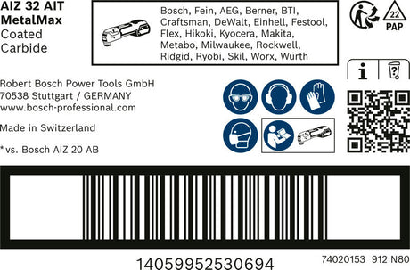 EXPERT MetalMax AIZ 32 AIT, Starlock-Aufnahme, 40 x 32 mm, 24 Stück