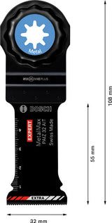 EXPERT MetalMax PAIZ 32 AIT Blatt für Multifunktionswerkzeuge, 50 x 32 mm