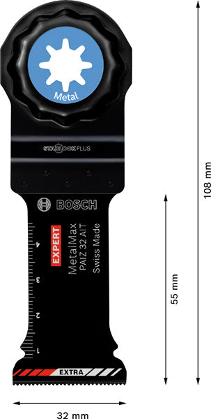 EXPERT MetalMax PAIZ 32 AIT, 50 x 32 mm, 10 Stück