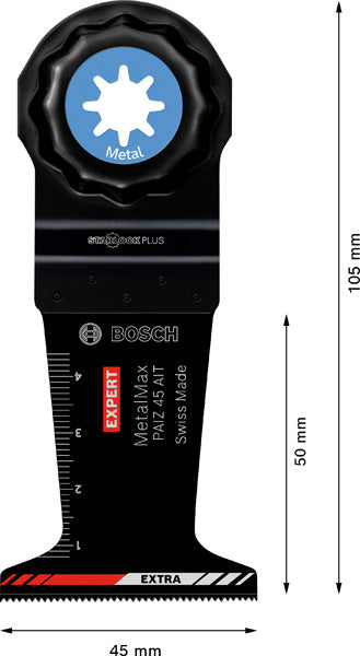 EXPERT MetalMax PAIZ 45 AIT Blatt für Multifunktionswerkzeuge, 45 mm