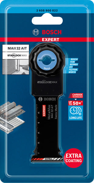 EXPERT MetalMax MAII 32 AIT Blatt für Multifunktionswerkzeuge, 70 x 32 mm