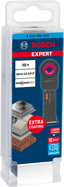 EXPERT MultiMax MAII 32 APIT Blatt für Multifunktionswerkzeuge, 32 mm, 10 Stück