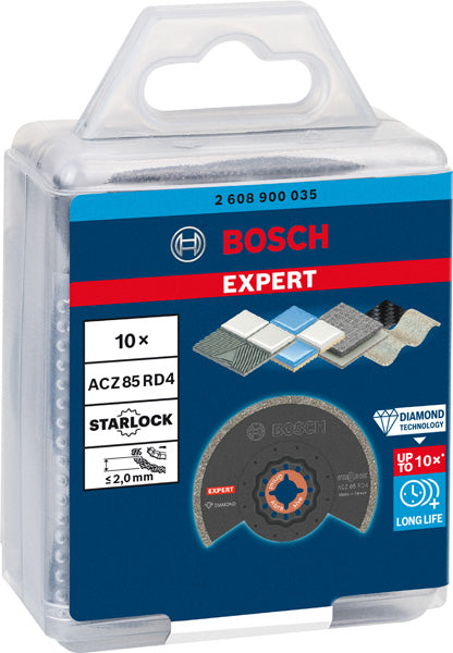 EXPERT Grout Segment Blade ACZ 85 RD4, 85 mm, 10 Stück
