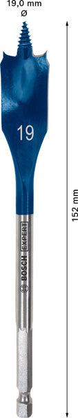 EXPERT SelfCut Speed Flachfräsbohrer, 19 x 152 mm