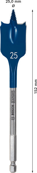 EXPERT SelfCut Speed Flachfräsbohrer, 25 x 152 mm