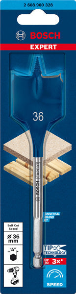 EXPERT SelfCut Speed Flachfräsbohrer, 36 x 152 mm