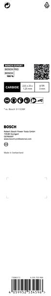 EXPERT Thick Tough Metal S1155CHC Säbelsägeblatt, 3 Stück