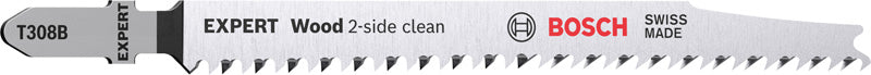 EXPERT ‘Wood 2-side clean’ T 308 B Stichsägeblatt, 100 Stück